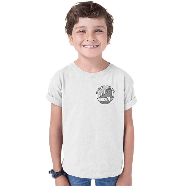 Camiseta Escolar Infantil 100% Poliéster Manga Curta - EMEFI Profª Suely Antunes de Mello