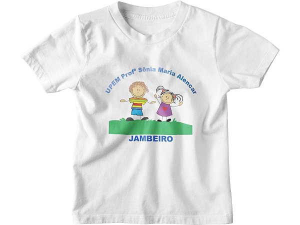 Camiseta Manga Curta Infantil Escola Sonia Maria Alencar de JAMBEIRO