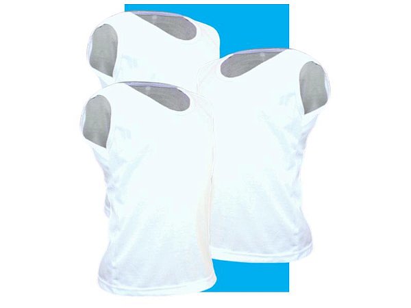 Kit 3 Camisetas Regata Infantil Algodão