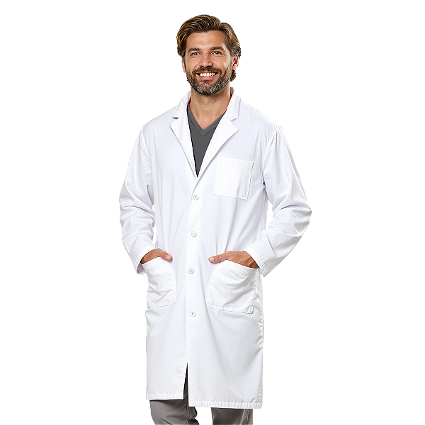 Jaleco Masculino Oxford Medico Enfermeiro Professor