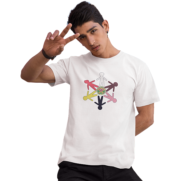 Camiseta Escolar Adulto 100% Poliéster Manga Curta - EMEF Mercedes Rachid Edwards