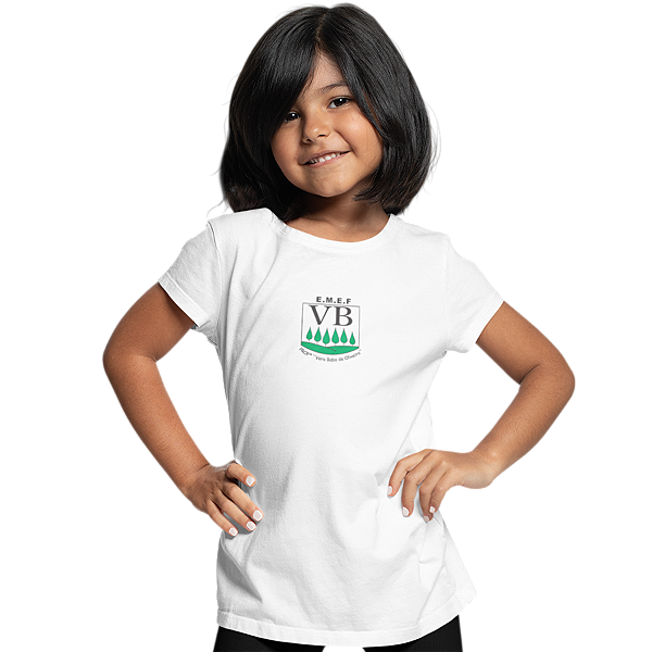 Camiseta Escolar Infantil 100% Poliéster Manga Curta - EMEF Profª Vera Babo de Oliveira