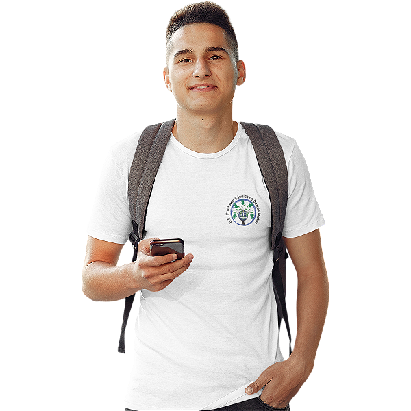 Camiseta Escolar Adulto 100% Poliéster Manga Curta - E.E. Profª Ana Cândida B. Molina