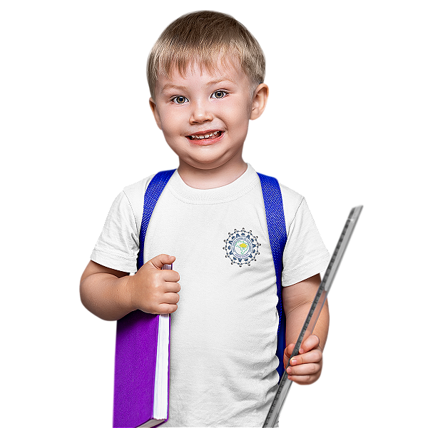 Camiseta Escolar Infantil 100% Poliéster - EMEF Norma de Conti Simão
