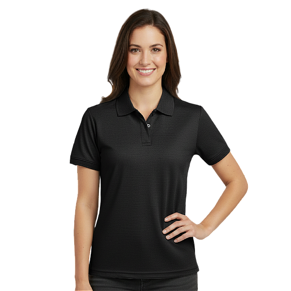 Baby Look Polo Feminina Social