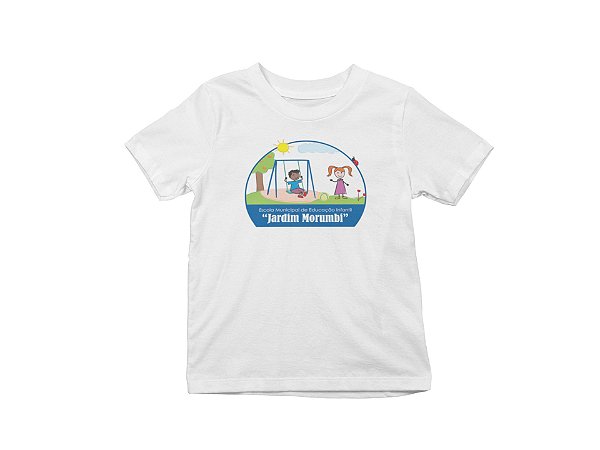 Camiseta Infantil Manga Curta Poliéster EMEI do Jardim Morumbi