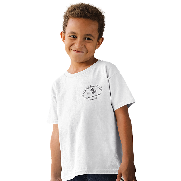 Camiseta Escolar Infantil 100% Poliéster Manga Curta - EMEF Prof. Moacyr B. de Souza