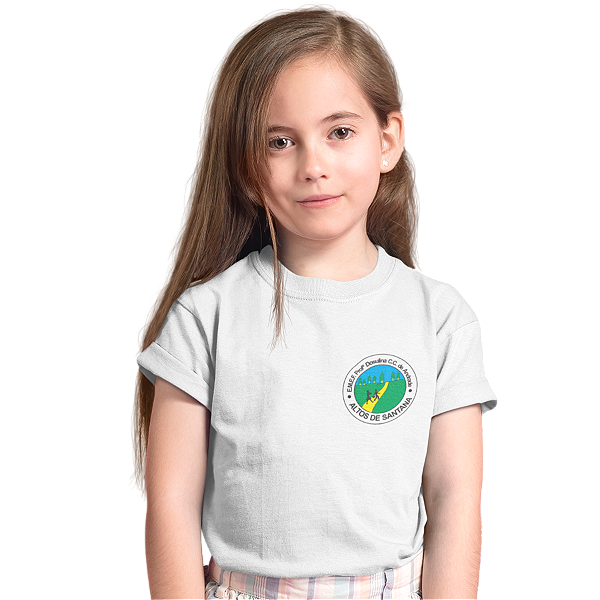 Camiseta Escolar Infantil 100% Poliéster Manga Curta - EMEF Profª Dosulina C. C. de Andrade