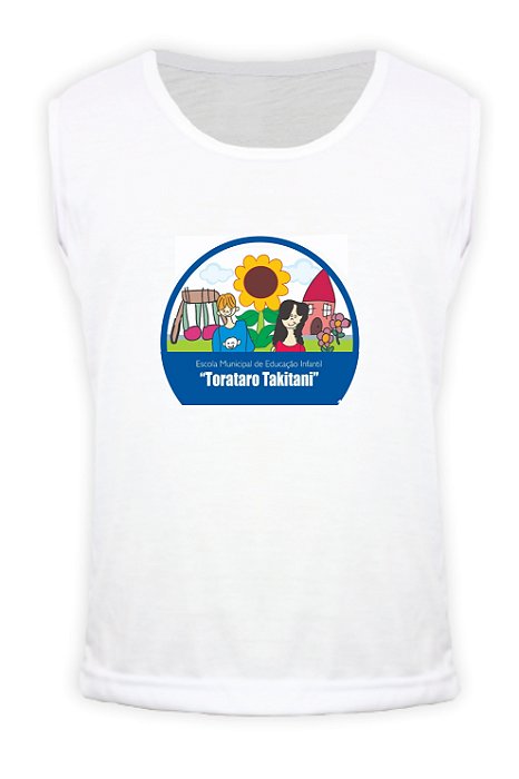 Camiseta Infantil REGATA Poliéster Escola EMEI Torataro Takitani