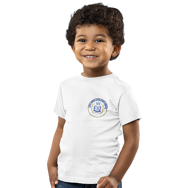 Camiseta Escolar Infantil 100% Poliéster Manga Curta - EMEFI Luiza Maria Cavalcanti Guratti