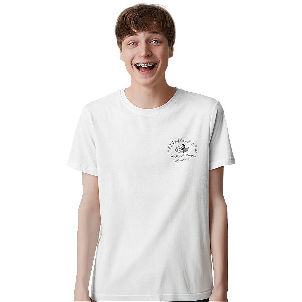 Camiseta Escolar Juvenil 100% Poliéster Manga Curta - EMEF Prof. Moacyr Benedicto de Souza