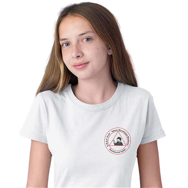 Camiseta Escolar Juvenil 100% Poliéster Manga Curta - EMEF Profª Ildete Mendonça Barbosa