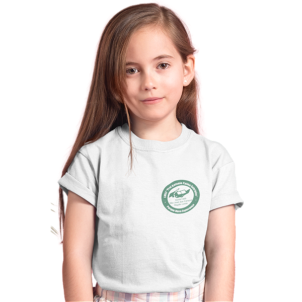 Camiseta Escolar Infantil 100% Poliéster Manga Curta - EMEF Prof. Antonio Palma Sobrinho