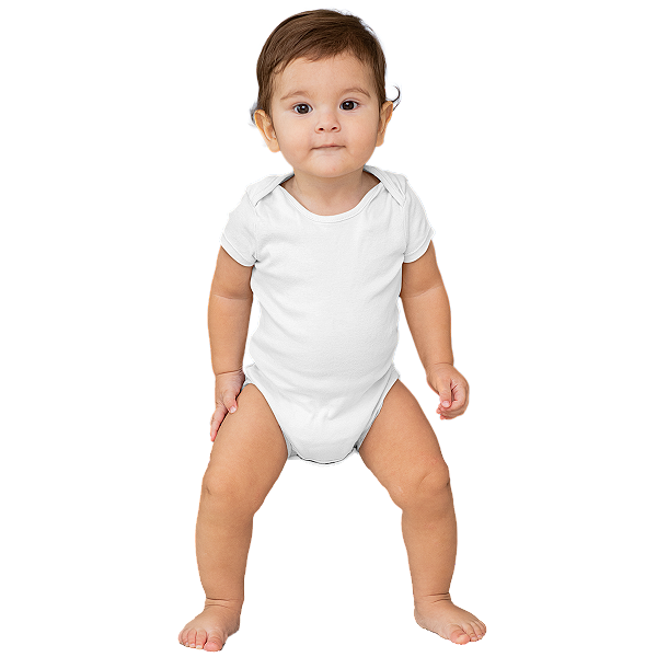 Body de Bebê Cores Claras 100% Algodão