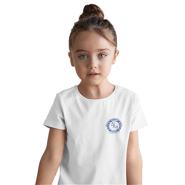 Camiseta Escolar Infantil 100% Poliéster Manga Curta - EMEF Profª Silvana Maria Ribeiro de Almeida
