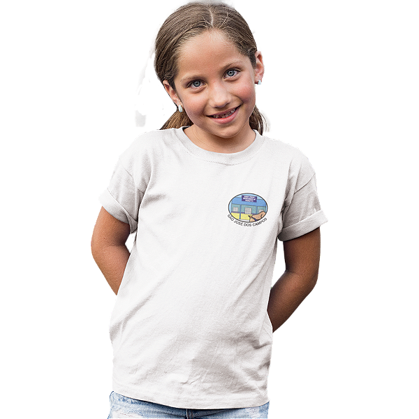 Camiseta Escolar Infantil 100% Poliéster Manga Curta - EMEF Profª Mercedes Maria Perotti