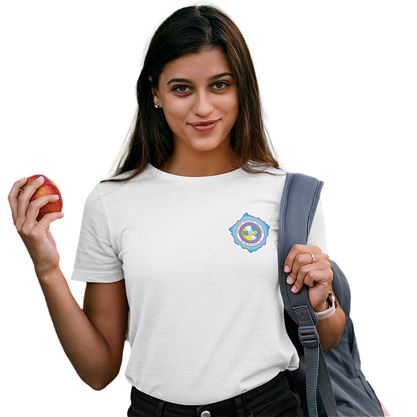 Camiseta Escolar Juvenil 100% Poliéster Manga Curta - EMEFI Profª Henriqueta Costa Porto