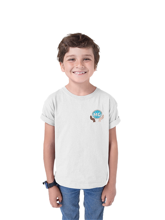 Camiseta Escolar Infantil 100% Poliéster Manga Curta - EMEFI Profª Maria Gomide Santos De Souza