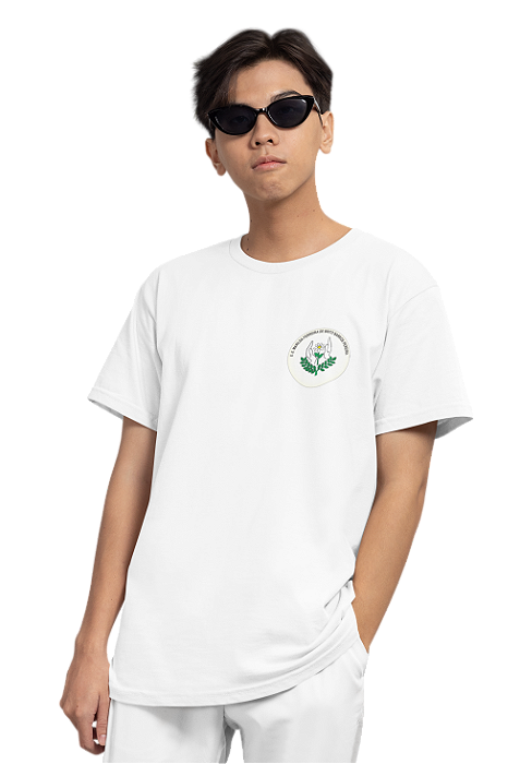 Camiseta Escolar Juvenil 100% Algodão Manga Curta - E.E. Marilda Ferreira de Brito B. Pereira