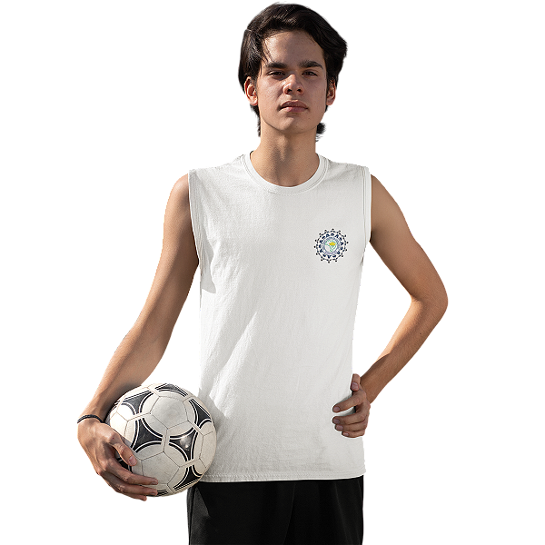 Camiseta Escolar Juvenil 100% Poliéster Regata - EMEF Profª Norma de Conti Simão
