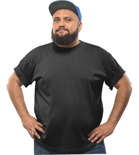 Camiseta Masculina Algodão Plus Size XGG