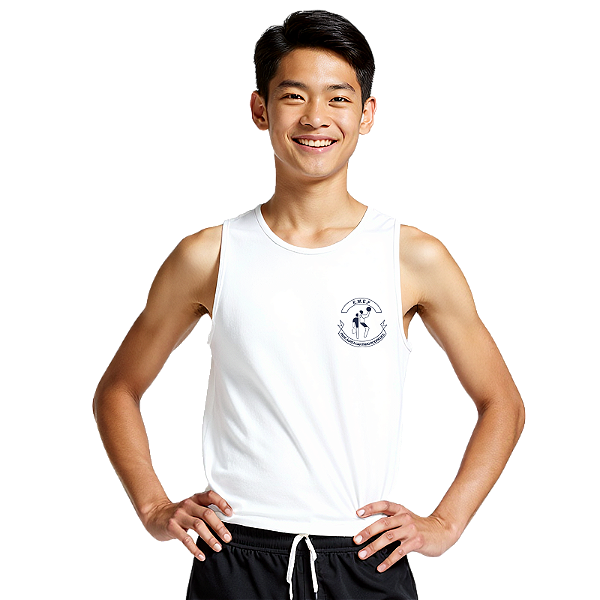 Camiseta Escolar Juvenil 100% Poliéster Regata - EMEF Profª Áurea Cantinho Rodrigues