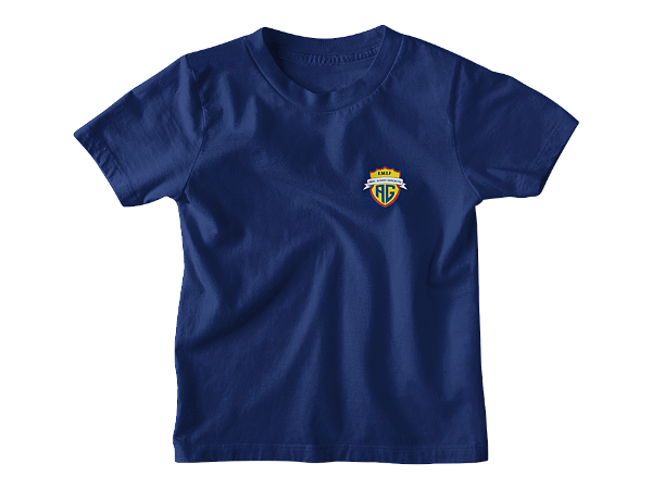 Camiseta Escolar Infantil 100% Algodão Manga Curta - EMEF Álvaro Gonçalves