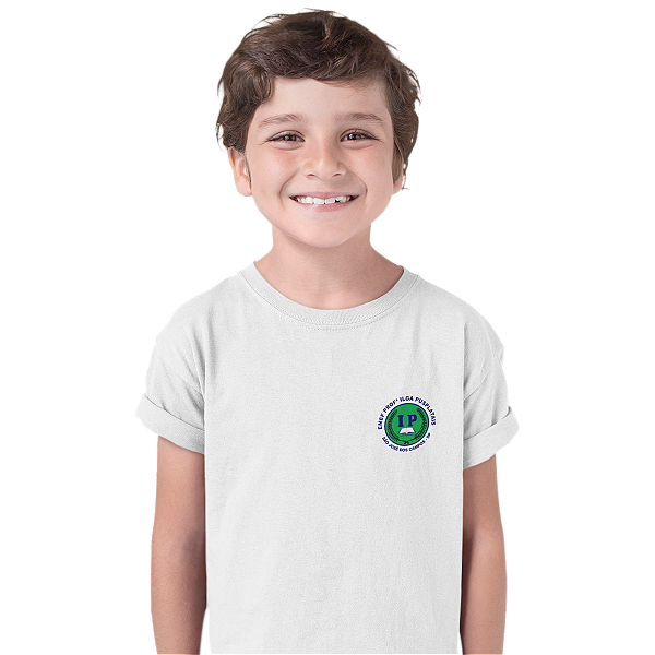 Camiseta Escolar Infantil 100% Poliéster Manga Curta - EMEF Profª Ilga Pusplatais