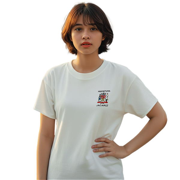 Camiseta Escolar Juvenil 100% Poliéster Manga Curta - Prefeitura de Jacareí