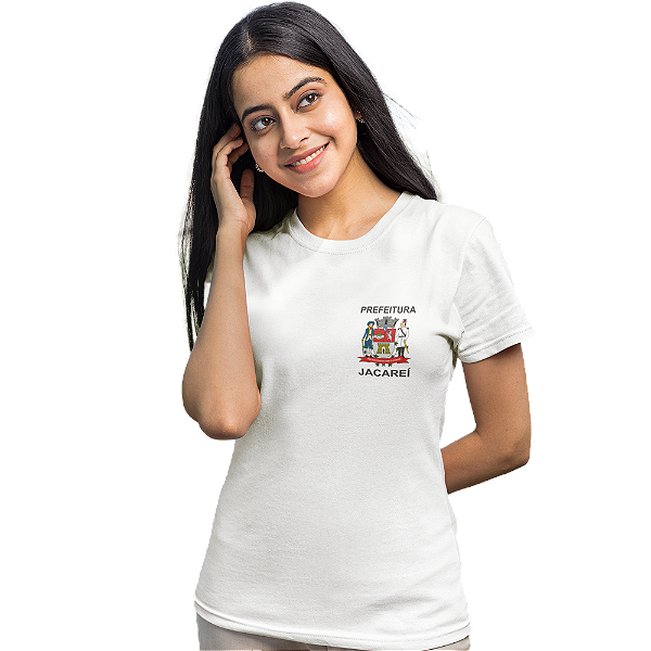 Camiseta Escolar Manga Curta Juvenil - Prefeitura de Jacareí
