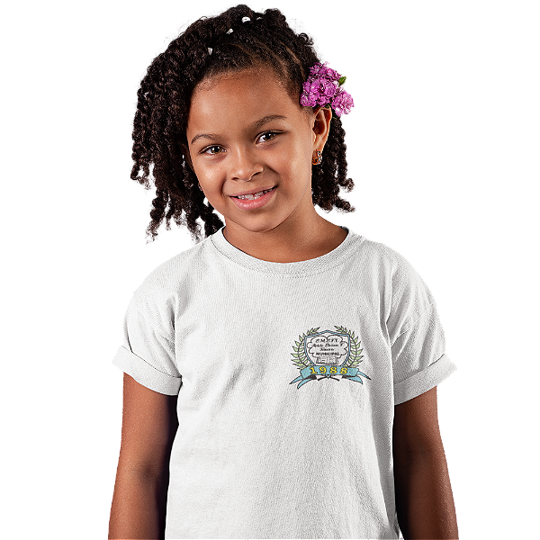 Camiseta Escolar Infantil 100% Poliéster Manga Curta - EMEFI Arlete Eloisa Ferreira Teixeira