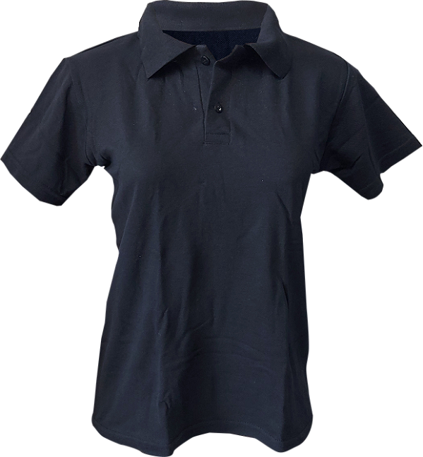 Camisa Polo Social Feminina Formal Sem Decote Comportada