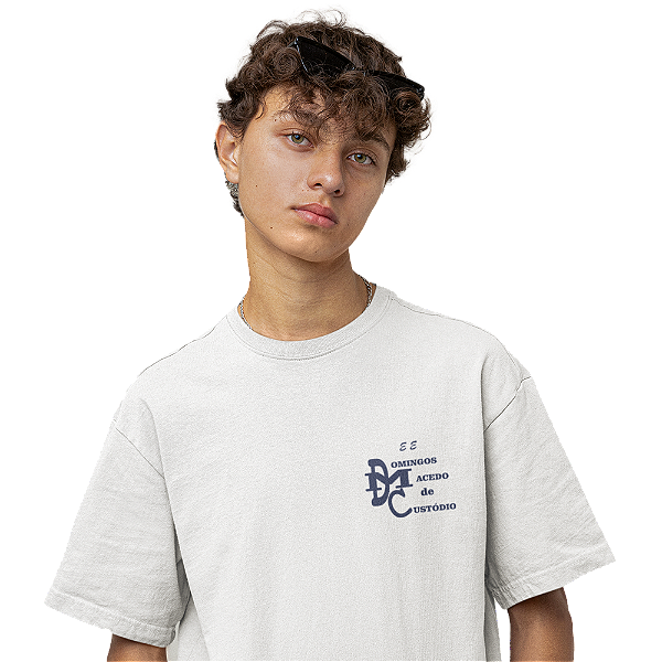 Camiseta Escolar Juvenil 100% Poliéster Manga Curta - E.E. Domingos Macedo de Custódio
