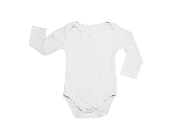 Body Manga Longa 100% Poliéster Del France: Conforto e Proteção para o Seu Bebê