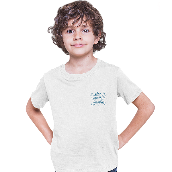 Camiseta  Infantil - 100% Poliéster Manga Curta - EMEF Profª Therezinha do Menino Jesus