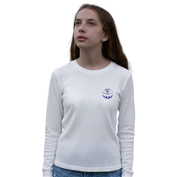 Camiseta Escolar Juvenil 100% Poliéster Manga Longa - EMEFI Prof. Nelson Ferreira da Silva