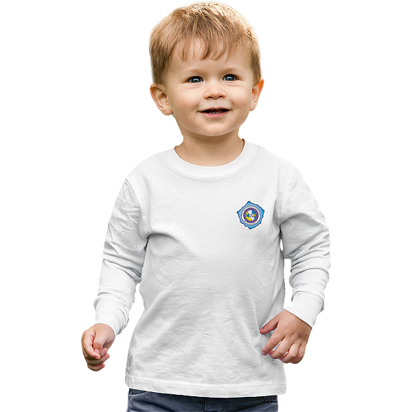 Camiseta Escolar Infantil 100% Poliéster Manga Longa - EMEFI Profª Henriqueta Costa Porto