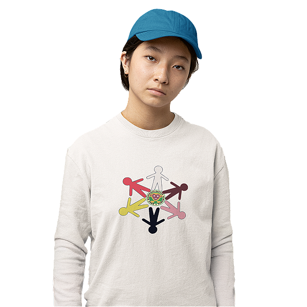 Camiseta Escolar Juvenil 100% Poliéster Manga Longa - EMEF Mercedes Rachid Edwards