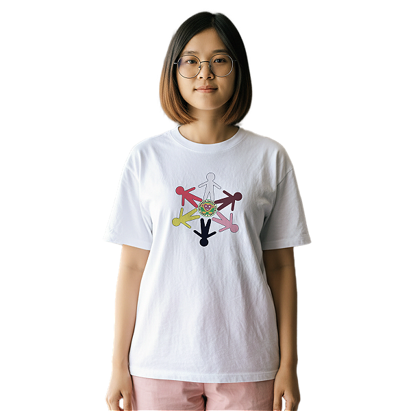 Camiseta Escolar Juvenil 100% Algodão Manga Curta - EMEF Mercedes Rachid Edwards