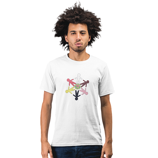 Camiseta Escolar Adulto 100% Algodão Manga Curta - EMEF Mercedes Rachid Edwards