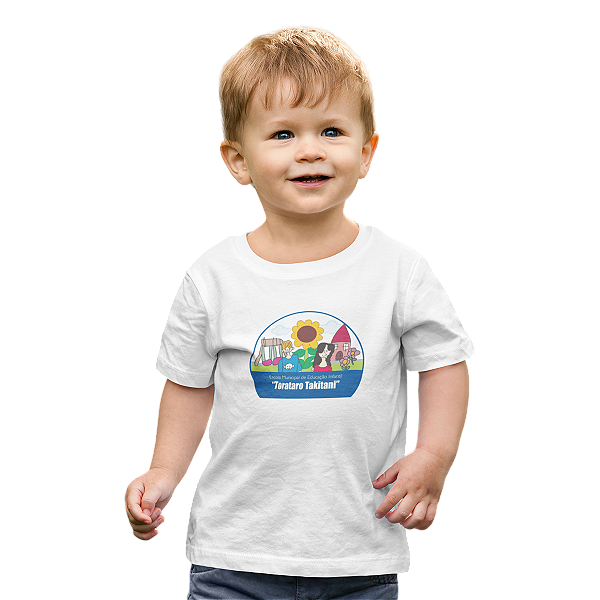 Camiseta Escolar Infantil 100% Algodão Manga Curta - EMEI Torataro Takitani