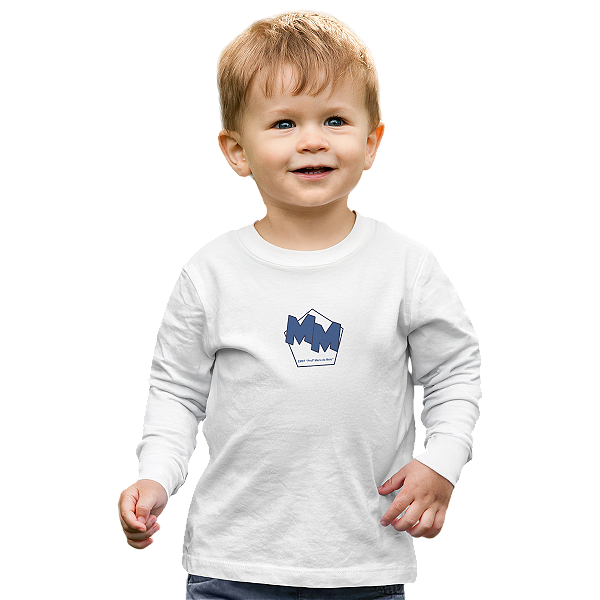 Camiseta Escolar Infantil 100% Poliéster Manga Longa - EMEF Profª Maria de Melo