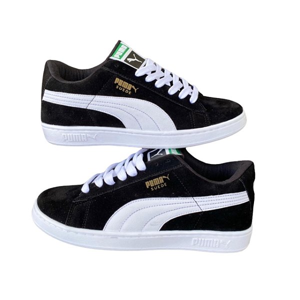 PUMA SUEDE  PRETO/BRANCO (15 PARES) R$47,00 UNID.
