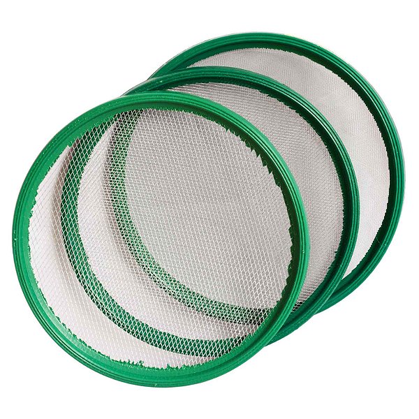 Kit Peneiras Para Garimpo de Diamante Ouro Teste 50cm Jogo 3pcs