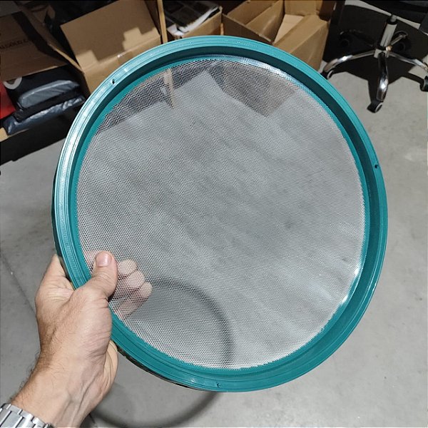 Peneira de Malha Fina 40cm para Teste Garimpo