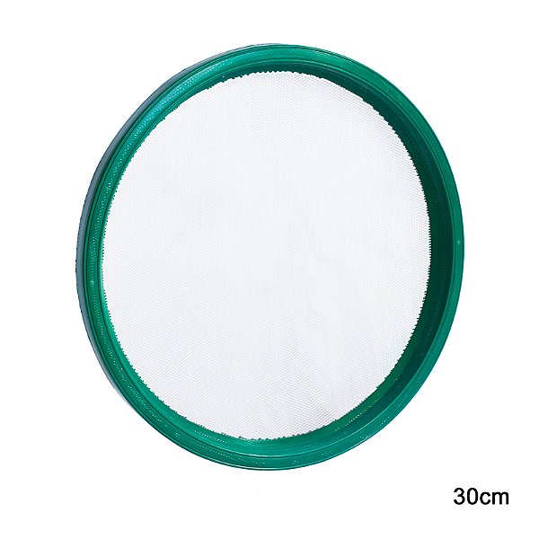 Peneira Para Teste Garimpo Pequena  30cm Malha Fina