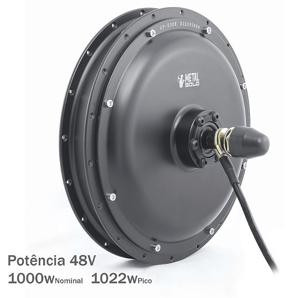 Motor 1000w 48v Traseiro Direct Drive Para Bicicleta Elétrica
