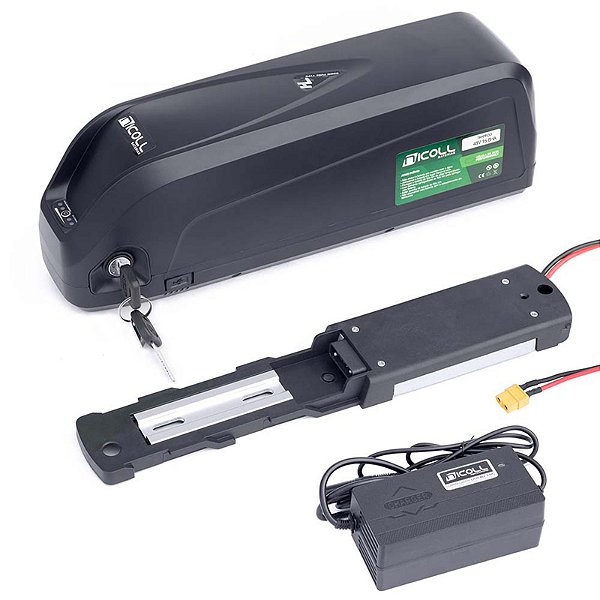 Bateria 48v 15,6Ah Trapezio Litio Para Bicicleta Eletrica Nicoll Com Base e Carregador