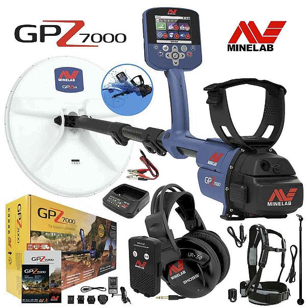 Minelab GPZ 7000 Detector de Metais Profissional para Garimpo