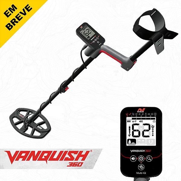 Vanquish 360 Detector de Metais a Prova dagua Minelab